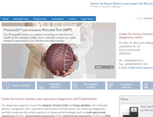 Tablet Screenshot of medical-genetics.de